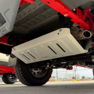 Ineos Quartermaster Skid Plate - Rival 4x4 - Aluminum Exhaust - Aluminum - `24-`26